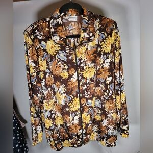 Blair Floral Zip-Up Jacket